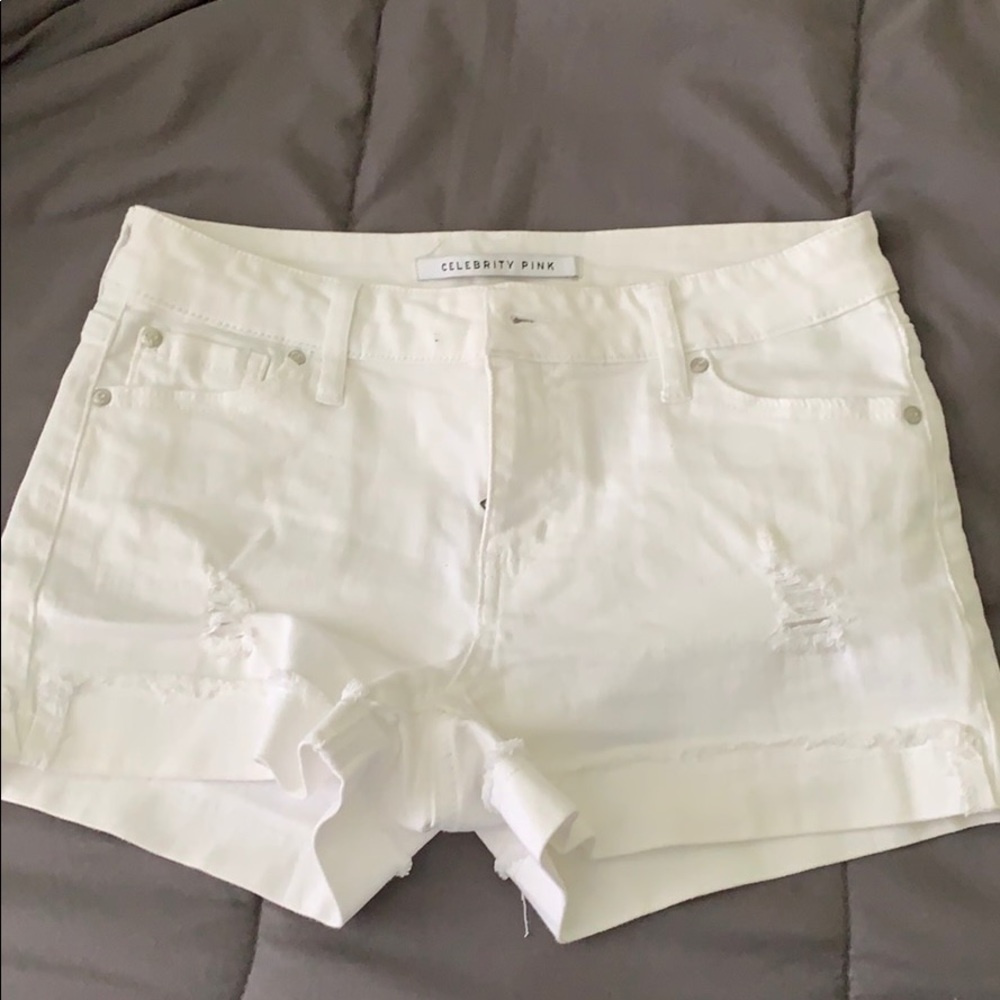 White shorts